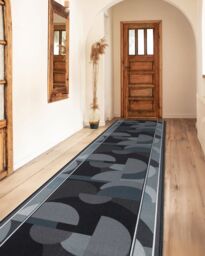 RugsX Anti-Slip Malis Runner in Grey - Size: 67 cm x 400 cm - thumbnail 4