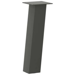 Berkfield Home Coffee Table Legs 4 pcs Anthracite 42 cm Steel in Black - thumbnail 4