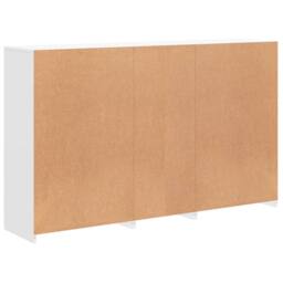 Berkfield Home Sideboard with LED Lights White 162x37x100 cm - Size: 162 x 37 x 100 cm - thumbnail 8