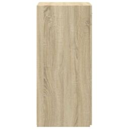 Berkfield Home Sideboard Sonoma Oak 50x42.5x93 cm Engineered Wood in Brown - thumbnail 5