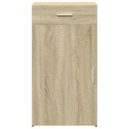 Berkfield Home Sideboard Sonoma Oak 50x42.5x93 cm Engineered Wood in Brown - thumbnail 4