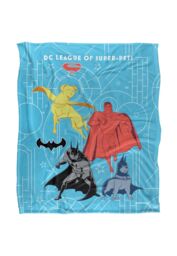 Warner Brothers Dc League Of Super Pets Officially Licensed Silky Touch Super Soft Throw Blanket 152 x 127 cm in White - thumbnail 1