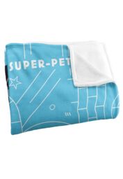 Warner Brothers Dc League Of Super Pets Officially Licensed Silky Touch Super Soft Throw Blanket 152 x 127 cm in White - thumbnail 3