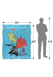 Warner Brothers Dc League Of Super Pets Officially Licensed Silky Touch Super Soft Throw Blanket 152 x 127 cm in White - thumbnail 5