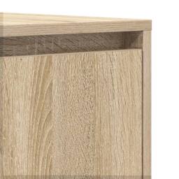 Berkfield Home Sideboard Sonoma Oak 120x41x75 cm Engineered Wood in Brown - Size: 120 x 41 x 75 cm - thumbnail 4