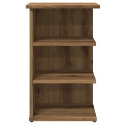 Berkfield Home Sideboard Artisan Oak 35x35x55 cm Engineered Wood in Brown - Size: 35 x 35 x 55 cm - thumbnail 4