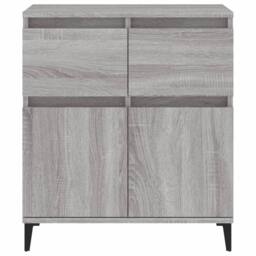 Berkfield Home Sideboard Grey Sonoma 60x35x70 cm Engineered Wood - Size: 60 x 35 x 70 cm - thumbnail 7