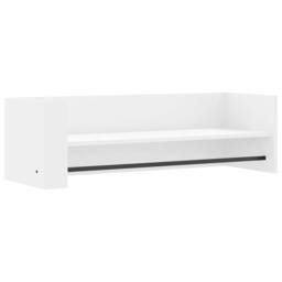 Berkfield Home Wall Shelf White 100x35x30.5 cm Engineered Wood - thumbnail 3