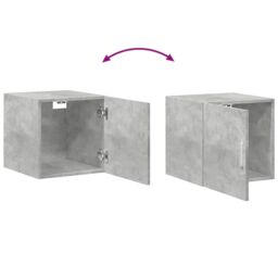 Berkfield Home Wall Cabinet Concrete Grey 40x42.5x40 cm Engineered Wood - thumbnail 8