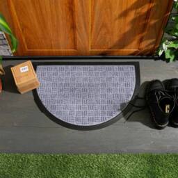 Havendro Heavy Duty Door Mat Extra Tough Indoor Outdoor Office 60×40cm Grey - Size: 40 cm x 60 cm - thumbnail 4