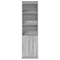 Berkfield Home Highboard Grey Sonoma 50x35x180 cm Engineered Wood - Size: 50 x 35 x 180 cm - thumbnail 6