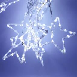 Voltico Star Curtain Lights 308 White LED 1.2x1.2m in Cool White - Size: 10m - thumbnail 4