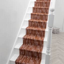 runrug Stair Runner Carpet - Reversible & Durable, 2mm - 'Aperol Spritz' in Terracotta - Size: 70 cm x 480 cm - thumbnail 5