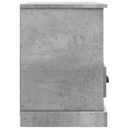 Berkfield Home TV Cabinet Concrete Grey 80x35x50 cm Engineered Wood - Size: 80 x 35 x 50 cm - thumbnail 7