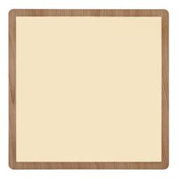 Netlighting Sapana 30cm Square Flush Ceiling Light Wood Look IP44 LED 3000K in Brown - thumbnail 3