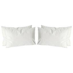 Nicola Spring Rectangle Velvet Cushions - 60cm x 40cm - Pack of 4 in Cream - Size: 60 cm x 40 cm