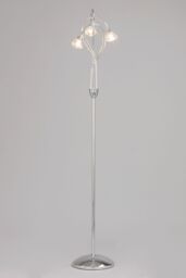 BHS Lighting Marianne Floor Lamp in Silver