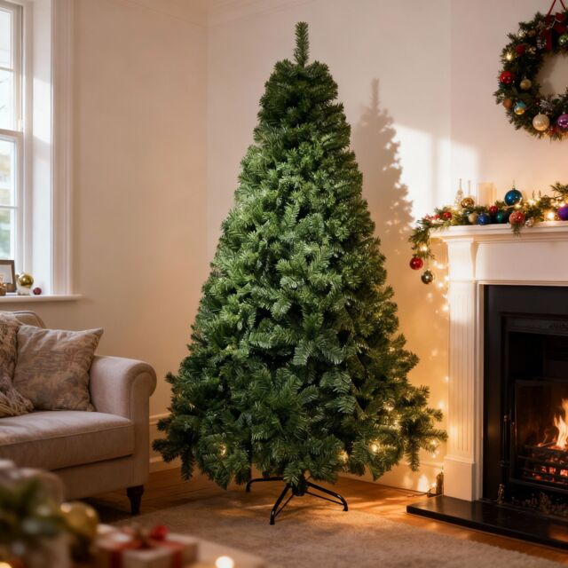 Shatchi 4FT Green Pine Christmas Tree with classic pine tips - image 1