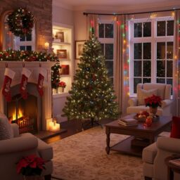 Shatchi 4FT Green Pine Christmas Tree with classic pine tips - thumbnail 3