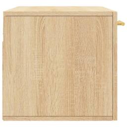 Berkfield Home Wall Cabinet Sonoma Oak 80x36.5x35 cm Engineered Wood in Brown - thumbnail 7