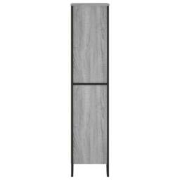 Berkfield Home Modern Bookcase Grey Sonoma 80x31x137.5 cm Engineered Wood - thumbnail 5