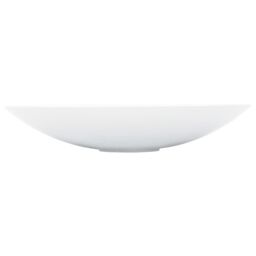 Berkfield Home Wash Basin 59.3x35.1x10.7 cm Mineral Cast/Marble Cast White - thumbnail 4