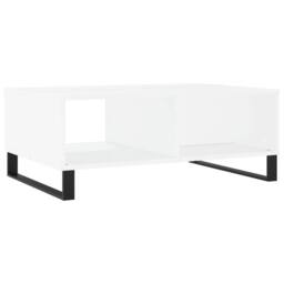 Berkfield Home Decorative Coffee Table White 90x60x35 cm Engineered Wood - Size: 90 x 60 x 35 cm - thumbnail 8