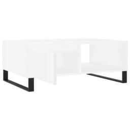 Berkfield Home Decorative Coffee Table White 90x60x35 cm Engineered Wood - Size: 90 x 60 x 35 cm - thumbnail 6