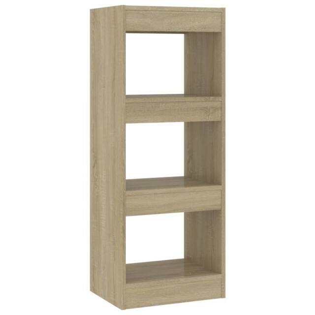 Berkfield Home Book Cabinet/Room Divider Sonoma Oak 40x30x103 cm Engineered Wood in Light Tan - Size: 40 x 30 x 103 cm - image 1