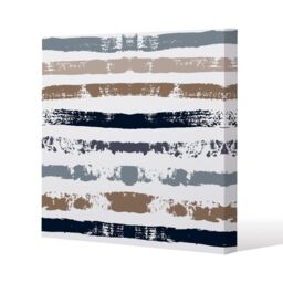 Benjamin Tate Design Brush strokes (Canvas Print) / 101 x 101 x 4cm in Natural - Size: 101 x 101 x 4 cm - thumbnail 1