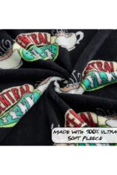 Friends TV Show Fleece Blanket in Black - thumbnail 5