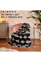 Friends TV Show Fleece Blanket in Black - thumbnail 6