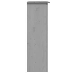 Berkfield Home Cabinet with Glass Doors BODO Grey Solid Wood Pine - thumbnail 5