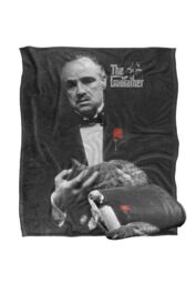 The Godfather Godfather Poster Silky Touch Super Soft Throw Blanket 152 X 127 cm in White - thumbnail 2