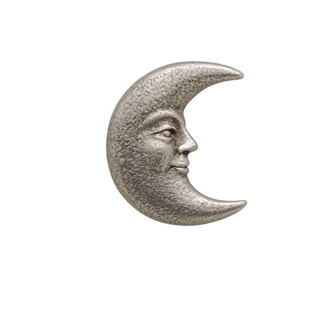 Melody Maison Shiny Silver Moon Drawer Knob - image 1