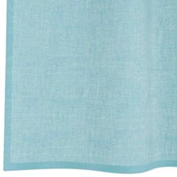 Berkfield Home Voile Curtains with Loops 2 pcs Turquoise 140x140 cm - thumbnail 6