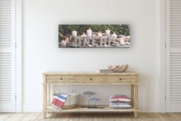 Art for the Home Typography Dream LED Printed Canvas in Green - thumbnail 4