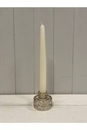 KDMD Smokey Brown Textured Candle Holder - thumbnail 1