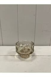 KDMD Smokey Brown Textured Candle Holder - thumbnail 3