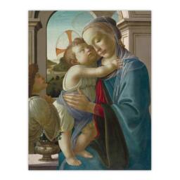 Artery8 Sandro Botticelli Framed Wall Art Virgin & Child with an Angel - Size: A4 - thumbnail 3