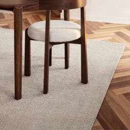 THE RUGS Ted Baker Greenwich Wool Rug Handwoven Living Room in Natural White - Size: 160 cm diameter - thumbnail 4