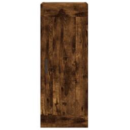 Berkfield Home Highboard Smoked Oak 34.5x34x180 cm Engineered Wood in Brown - thumbnail 7