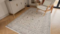 Gooch Luxury Rugs Heritage Shah Abbas Rug in Ivory - Size: 180 cm x 120 cm - thumbnail 2