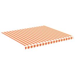 Berkfield Home Replacement Fabric for Awning Yellow & Orange 4x3.5 m - thumbnail 2