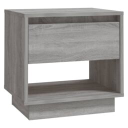 Berkfield Home Bedside Cabinets 2 pcs Grey Sonoma 45x34x44 cm Engineered Wood - Size: 45 x 34 x 44 cm - thumbnail 5