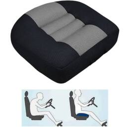 NESTLUNE Adult Car Driving Booster Seat Cushion Heightening Mat in Black - Size: 100 cm x 190 cm - thumbnail 3