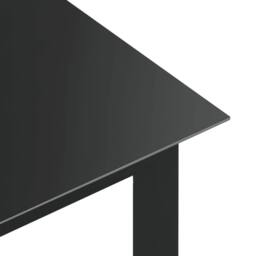 Berkfield Home 9 Piece Garden Dining Set Aluminium Anthracite in Black - thumbnail 5