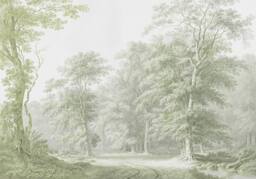 Superfresco Easy Stately Woodland Sage Print To Order 3m x 2.8m Mural in Green - thumbnail 2