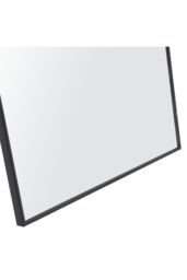 H&O Direct 37cm W x 147cm H Rectangular Dressing Floor Mirror Wall Mounted Full Length Mirror with Bracket, Black - Size: 37 cm W x 147 cm H - thumbnail 6