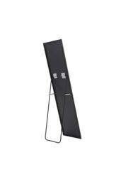 H&O Direct 37cm W x 147cm H Rectangular Dressing Floor Mirror Wall Mounted Full Length Mirror with Bracket, Black - Size: 37 cm W x 147 cm H - thumbnail 4